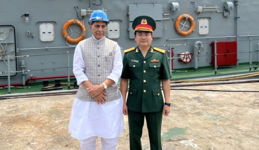 Rajnath Singh hands over 12 high-speed guard boats to Vietnam